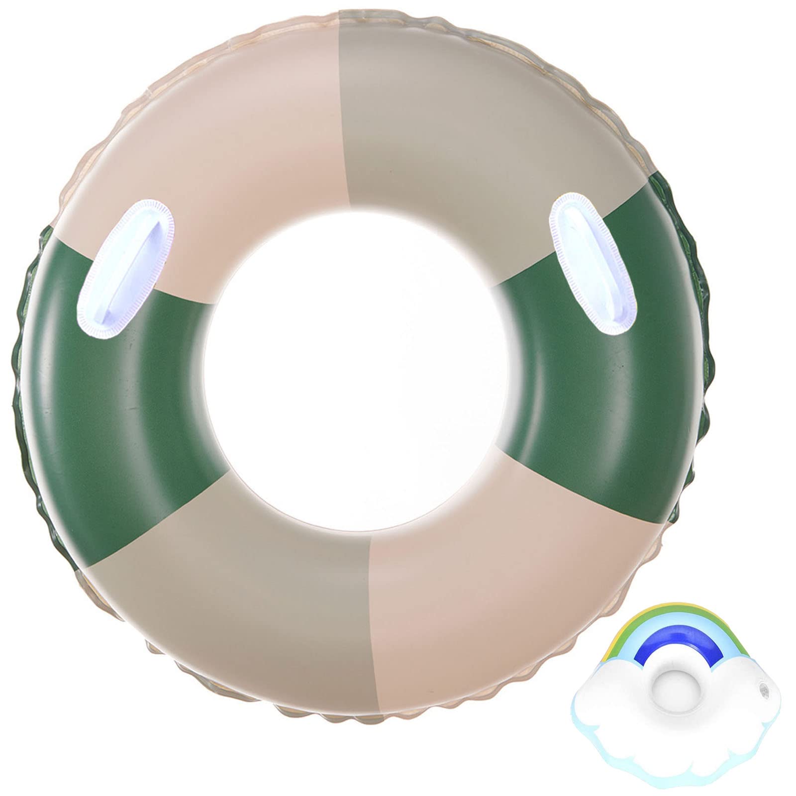 

Циановый лимонный надувной круг 90 см Простой дизайн для взрослых Милый надувной круг в форме кольца для плавания Летний заграничный надувной круг для бассейна, пляжа, отпуска, путешествий, (зеленый