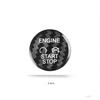 Real Carbon Fiber Car Engine Start Stop Button Cover For Ford Focus Kuga 15-18
