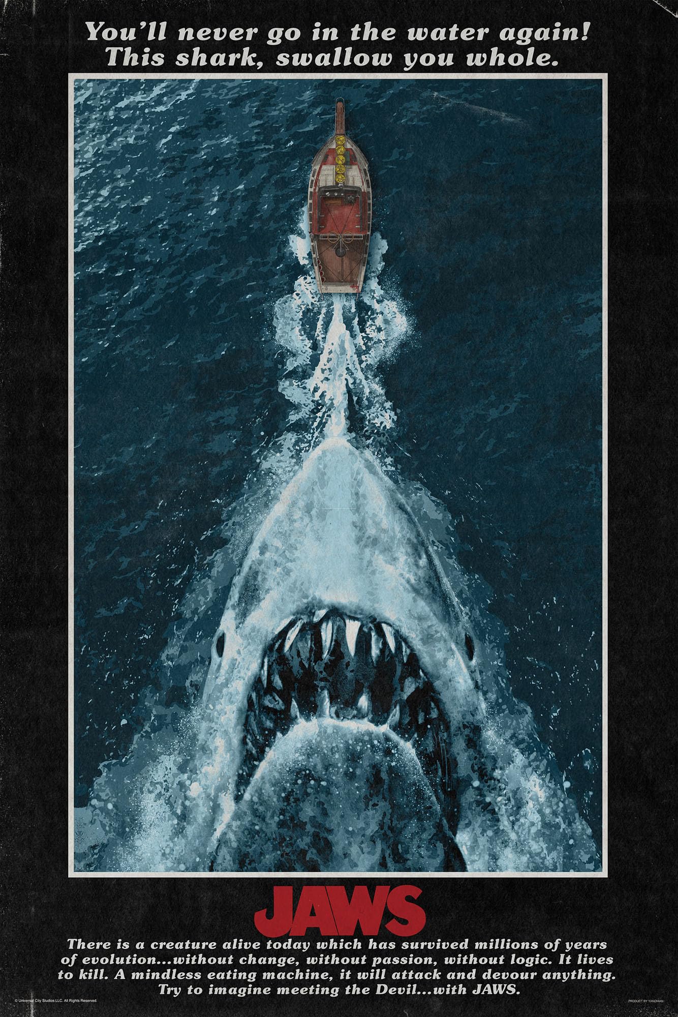

Yanoman в Сервисе Заказа Пазлов JAWS x 75 Деталей и Пазл (Сделано в Японии) 1000-элементный (50 см) 10-1504 Включает открытку, клей, шпатель,