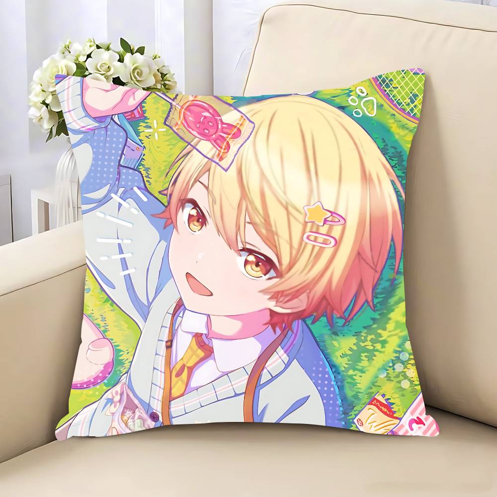 Tenma Tsukasa Cartoon Pillow Case Removable Washable Cushion Cover – All-Season Soft Linen