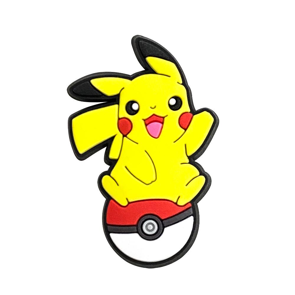 

Мягкие резиновые пряжки для обуви-клогов с цветами Покемон