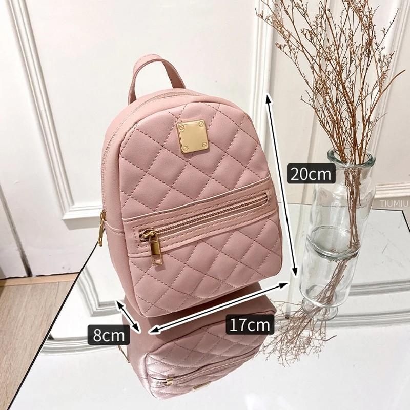 Mini Backpack for Women PU Leather Multifunction Crossbody Bag Ladies Phone Pouch Pack Luxury Brand Shoulder Bag Messenger Bags