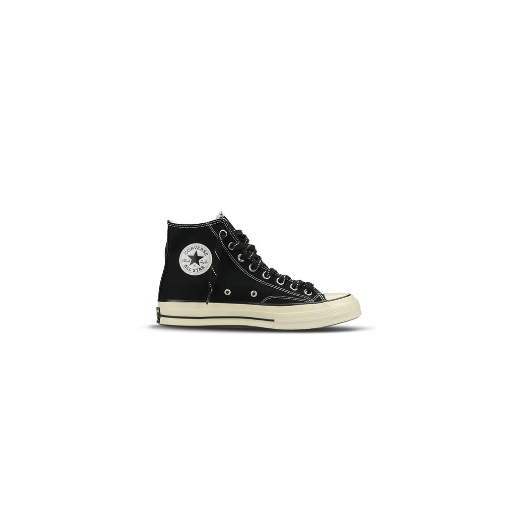Converse 1970s Slip Resistant Abrasion Resistant High top Canvas Shoes Unisex Black White 162050C(Team333-)