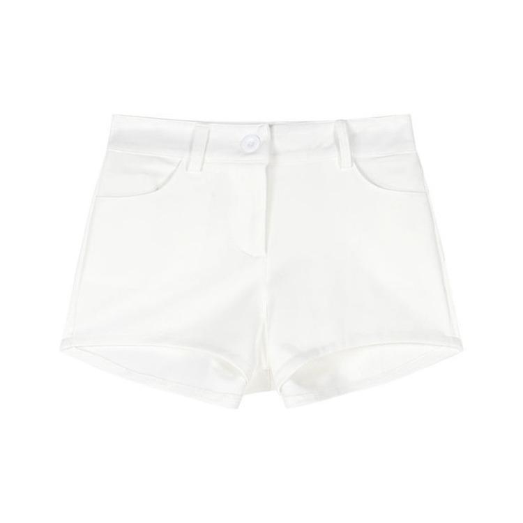 Women's Low Waist Slimming White Hot Shorts - Casual Summer Wear
