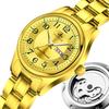 Relógio Automático Skeleton Importado Suíço - Feminino & Masculino Luminoso à Prova d'Água