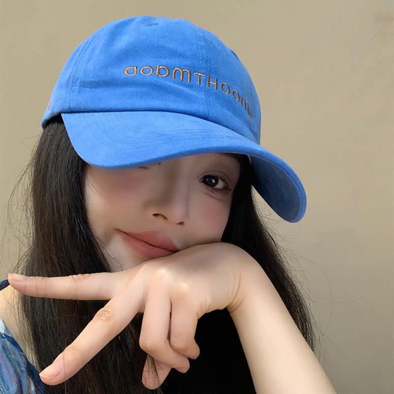 Korean Style Baseball Cap For Women With Extended Brim Breathable Acrylic Sunshade Summer Fashion
