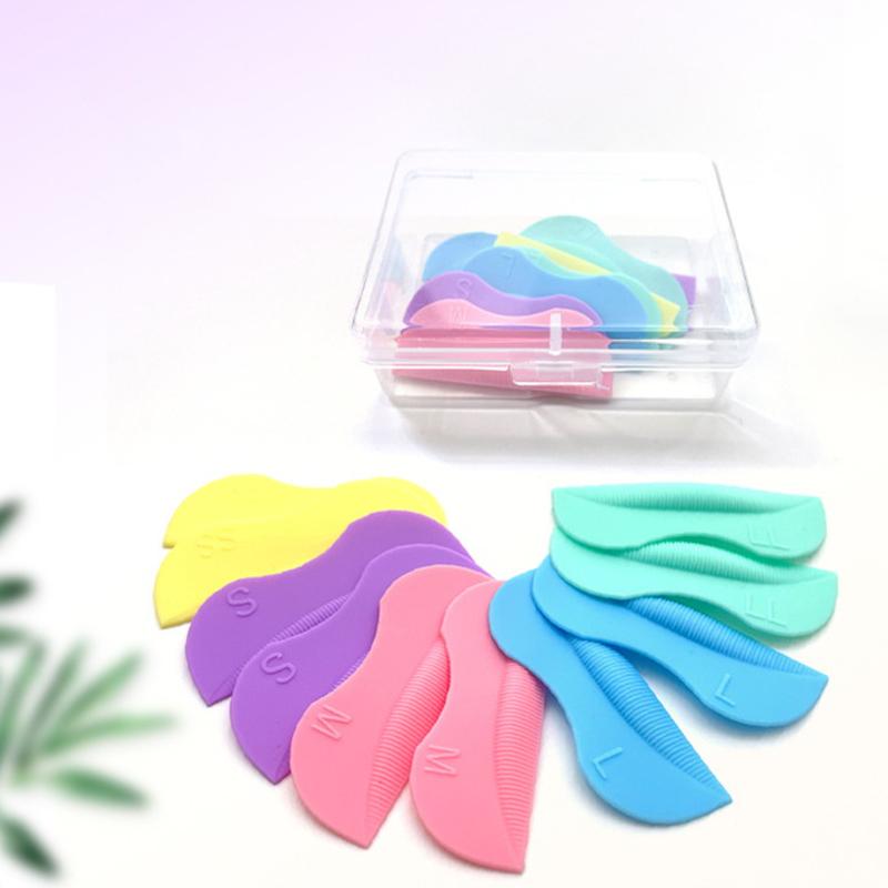 5 Pair Lash Lift Lifting Curlers Curl Silicone Shields Pads Multicolor Reusable