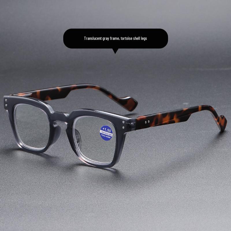 Unisex Japanese Multifocal Photochromic Blue Light Blocking Reading Glasses for Distance and Close-Up, Flat Lens, Senior-Friendly.