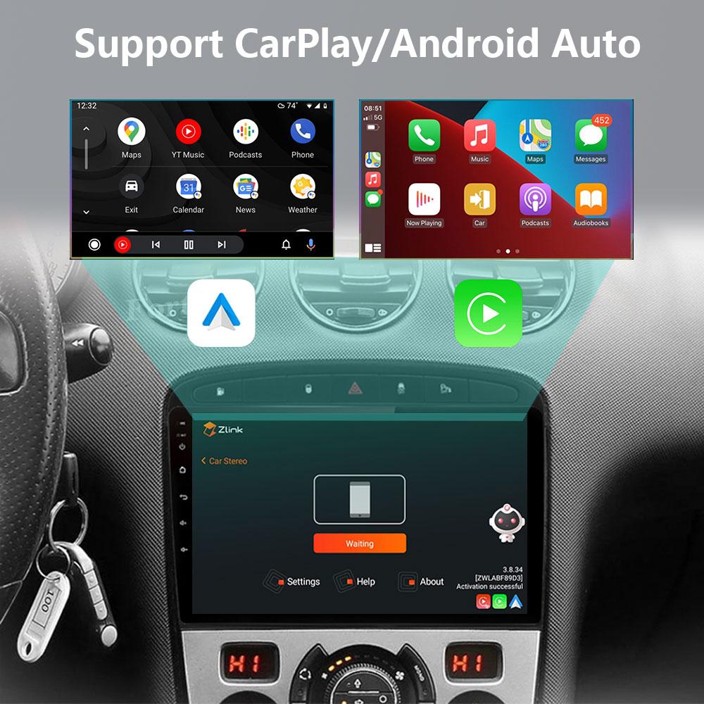 Android14 Car Radio for Peugeot 408 308 308SW 2007-2020 Multimedia Video Player Navigation GPS Carplay Auto 4G Stereo 2Din