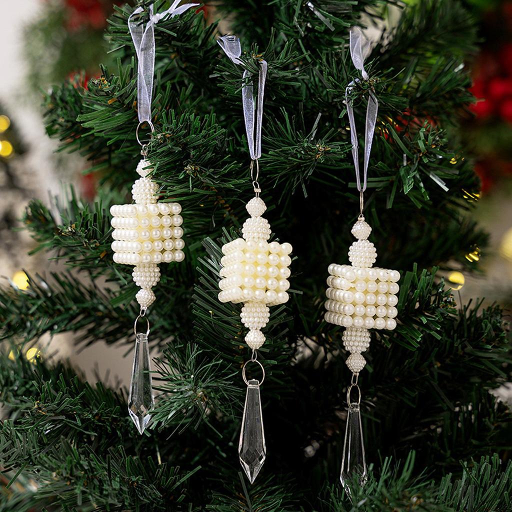 Creative Icicle Pendants, Christmas Imitation Pearl Pendants, European  Home Decoration Atmosphere Layout Crystal Pendants