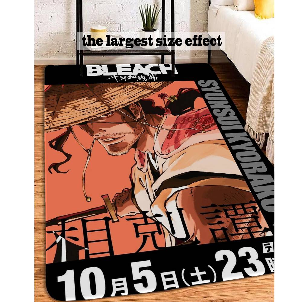 1PC Anime Figure Bleach Bathroom Mat Kids Room Bedroom Decoration Balcony Anti-Slip Doormat Living Room Welcome Rug