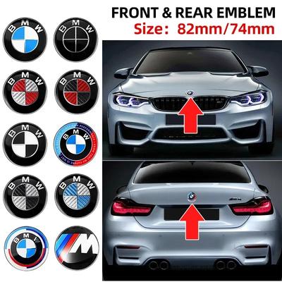Emblemi logo distintivi baule posteriore 74mm 82mm cofano anteriore baule per F18 F10 E64 E63 E60 E52 E83 E46 E92 E90 E84 E93 G03 F20 X3 X5 X6