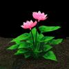 Horseshoe Craft Fake Aquatic Plants Aquarium Fish Ficus Lotus Silk Flower Gift Simulation Plastic Tank Decoration