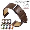 Calfskin Genuine Leather Watchbands Quick Release Watch Band 18mm 20mm 22mm 24mm Strap for Huawei Gt3/4 46mm Watches Accessories