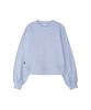 Willy War Studio Ww Puff Sleeve Crop Sweatshirt [Sky Blue]