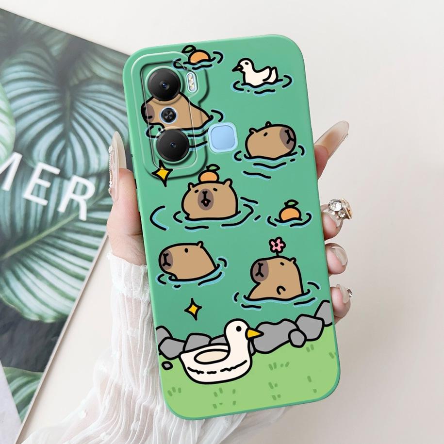 Case For Infinix Hot 12 Pro Play Cover X668 X6816 Soft Liquid Silicone Lens Protective Cases For Infinix Hot 12i Hot12 Play Capa