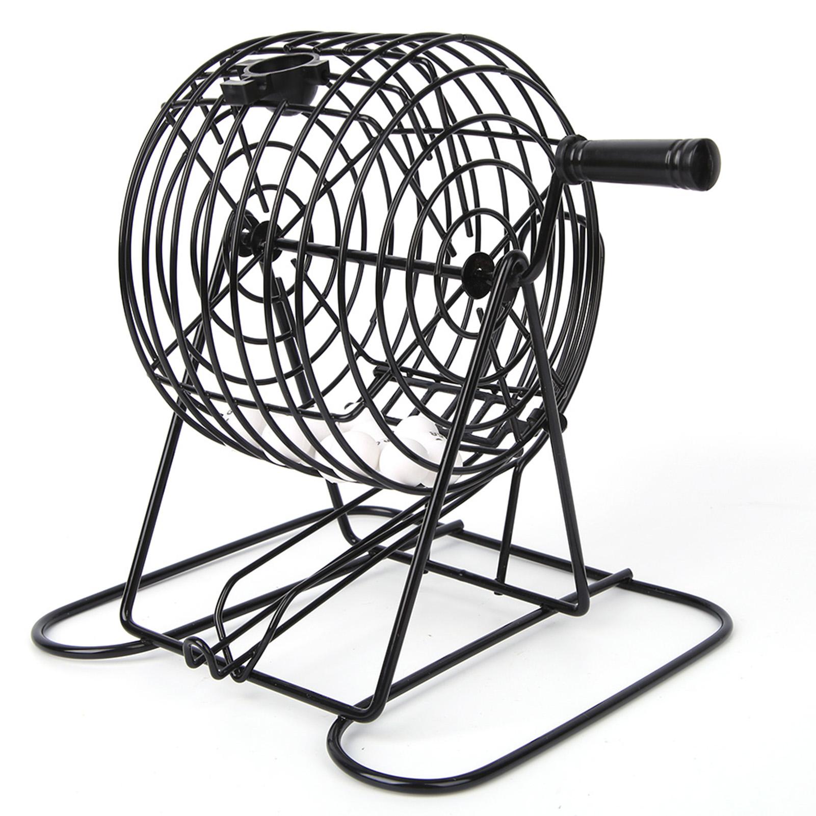 

Traditional Wine Set Bingo Game Lucky Ball Bar Party Lottery Machine Family Group Entertainment