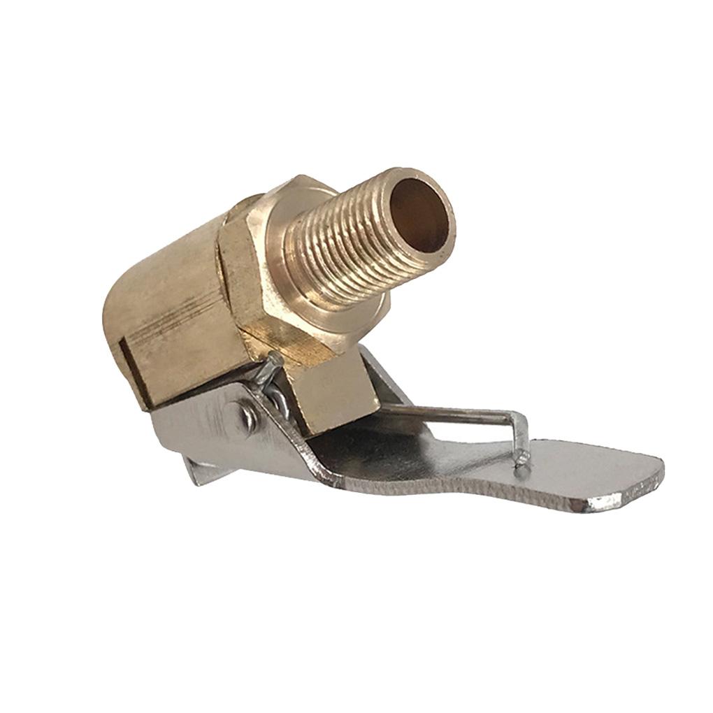 8mm Car Air Pump American Threaded Nozzle Adapter Car Air Pump Accessories Quick Conversion Head Clip Type Nozzle