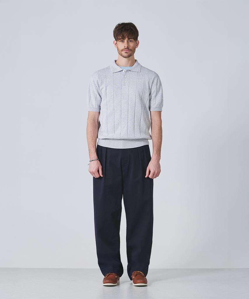 Geonjiulleunseu Cotton Double-Pleat Chino Pants Collection