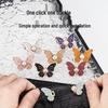 Floral Butterfly Adjustable Buckle - Stitch-Free Waist-Reducing Tool for Oversized Jeans