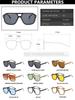 Fashion Double Beam Rivet Square Sunglasses Women Luxury  Designer Retro Rectangle Sun Glass Vintage Eyewear Shadow Female