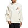 adidas Neo X Jujutsu Kaisen Collaboration Solid Color Cartoon Print Drawstring Hoodie Unisex Hoodies White HZ2441