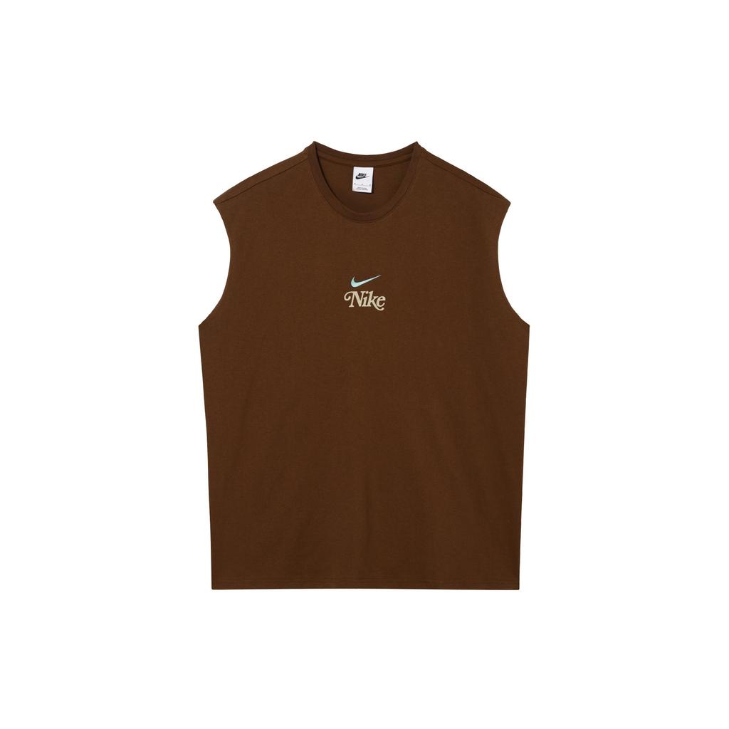 Nike T Shirts Men's Cocoa Crew Neck Moderate Straight Fit HM4455-259
