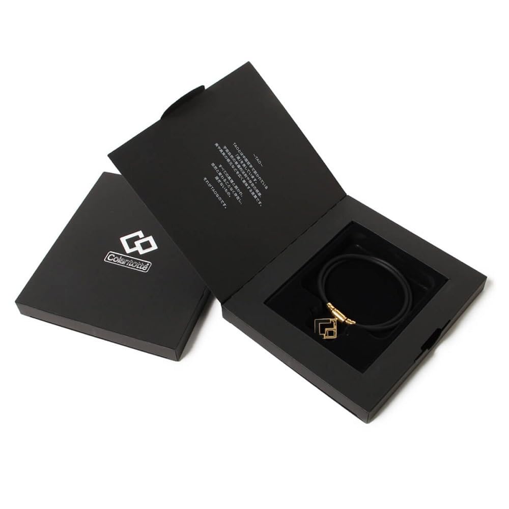 Colantotte TAO Necklace VEGA NEXT Classic Gold x Black L ABARK52L (47cm)