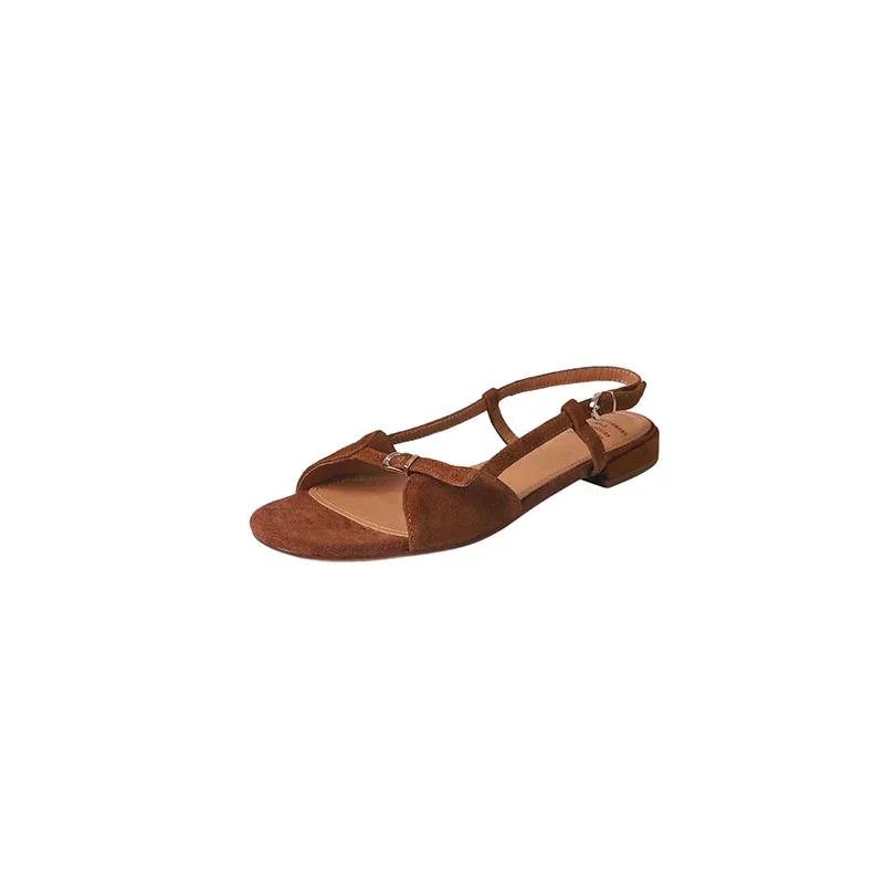 Fashion Bohemian Style Summer Women Sandals Fashion Open Toe Flats Sandal Shoes Ladies Outdoor Beach Vaction Footwear
