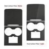 Futhope Real Carbon Fiber ultra thin center console cover For Tesla Model 3 Y -23 not affect Central Control push-pull