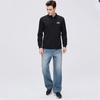 Men's 7A Antibacterial Thermal Long Sleeve Polo Shirt