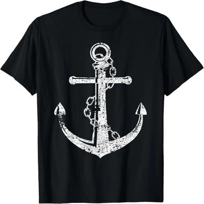 Anchor Gifts Vacation Wear Coastal Beach Sea Marine Sailor T-Shirt