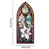 Translucent Stained Window Bookmark Hand Account Decoration Pagination Mark  Home Decor