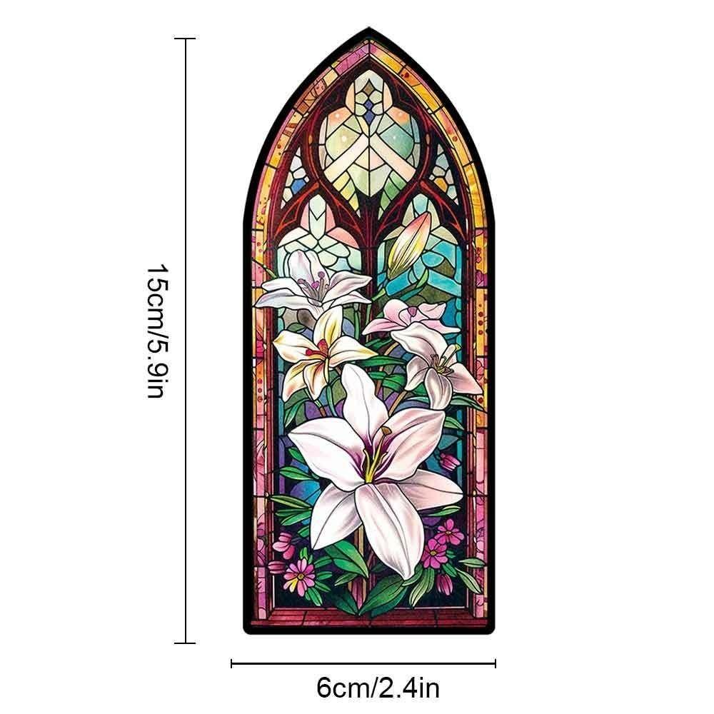 Translucent Stained Window Bookmark Hand Account Decoration Pagination Mark Home Decor