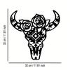 Single Piece Iron Bull Head Wall Art Bohemian Style Metal Home Decor Inspired by Scripture Perfect Festival Gift Housewarming Present