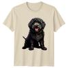 Black Doodle Dog Dogs Animals Unisexs TShirt Unisexs Tee Graphic Unisex Top