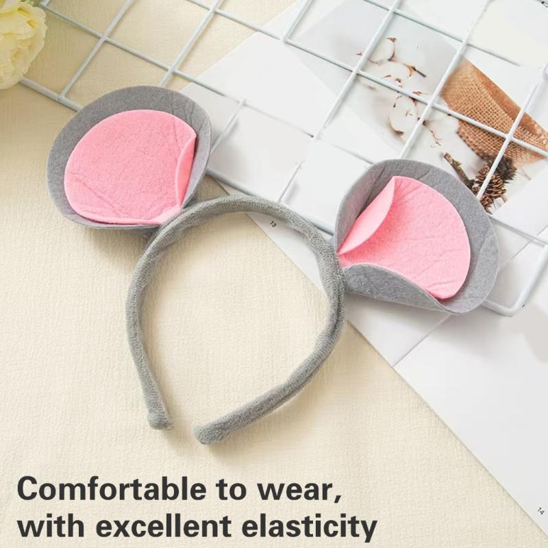 Adorkable Mouse Makeup Headpiece for Proms Birthday Hairbands Fun Headwear Kids Hair Headwear for Children