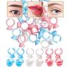 100 Pcs Eyelash Glue Ring Cup for Microblading & Pigment, Disposable Plastic