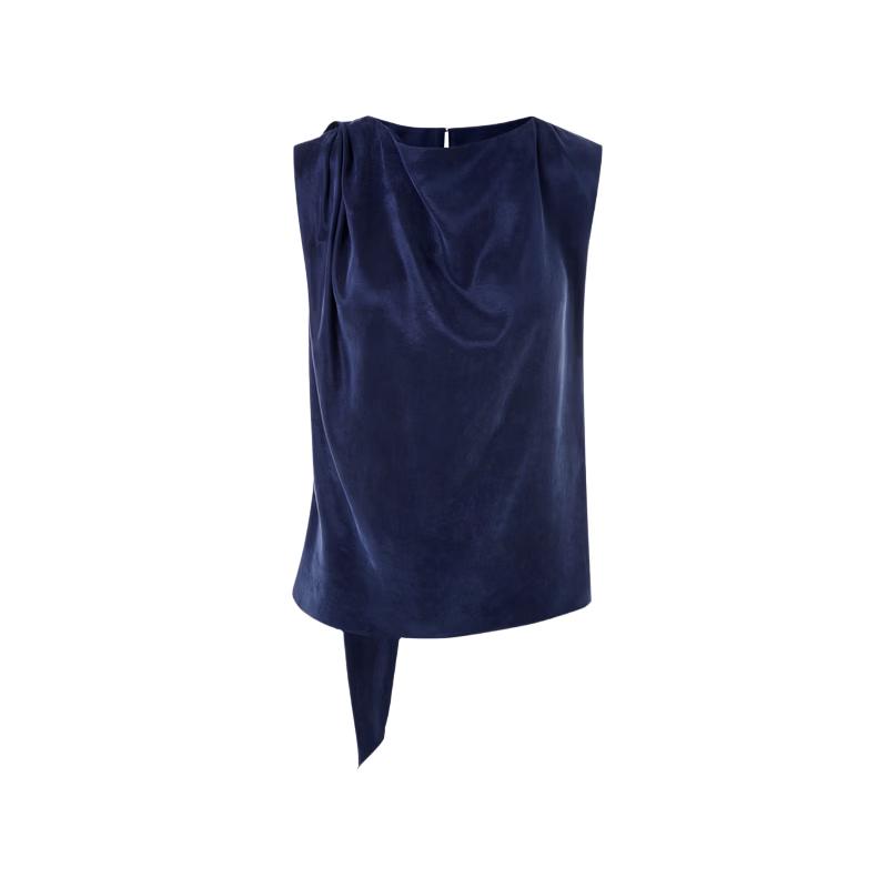 LANGZI 25 Elegant Off-Shoulder Sleeveless Top M