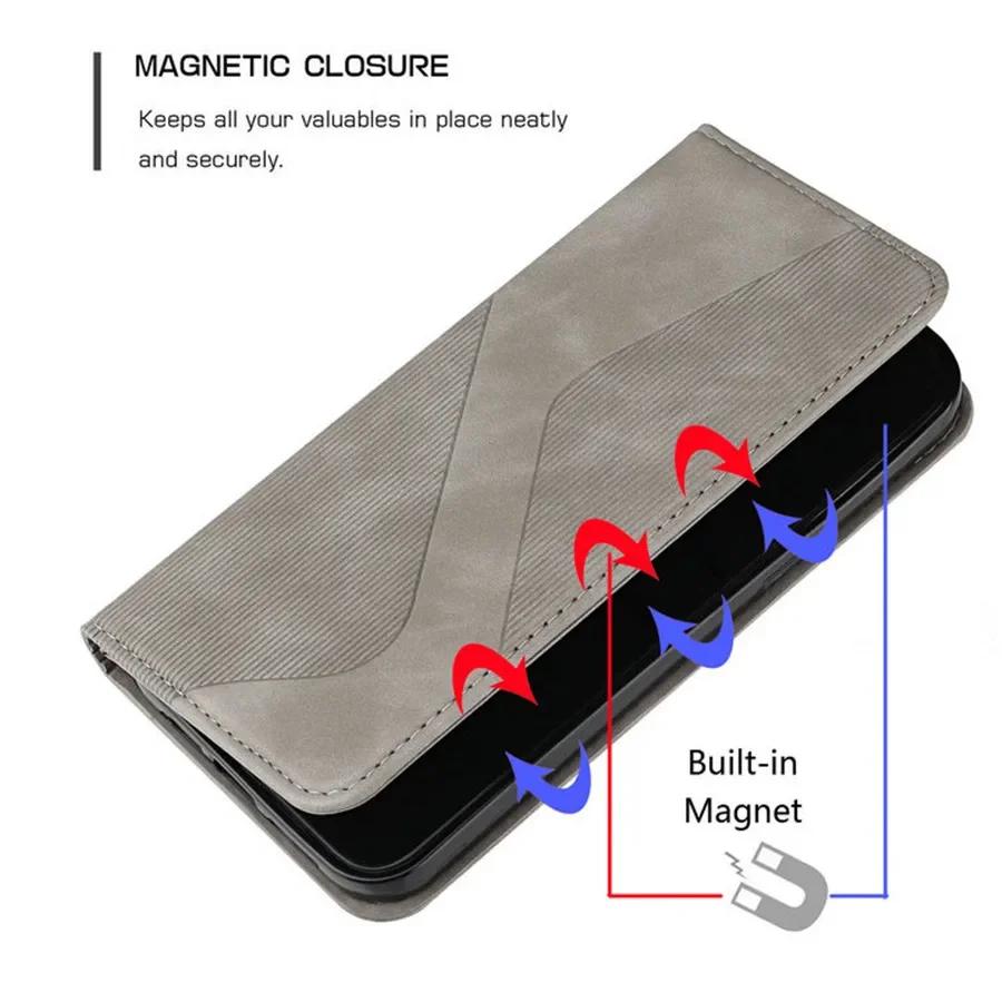 Für Xiaomi Poco F7 5G Leder Brieftasche Magnetisches Buchhülle Für Poco F7 Ultra X7 M7 F5 X5 X6 M6 X3 X4 Pro X 3 NFC C65 C75 M5S F3 Funda