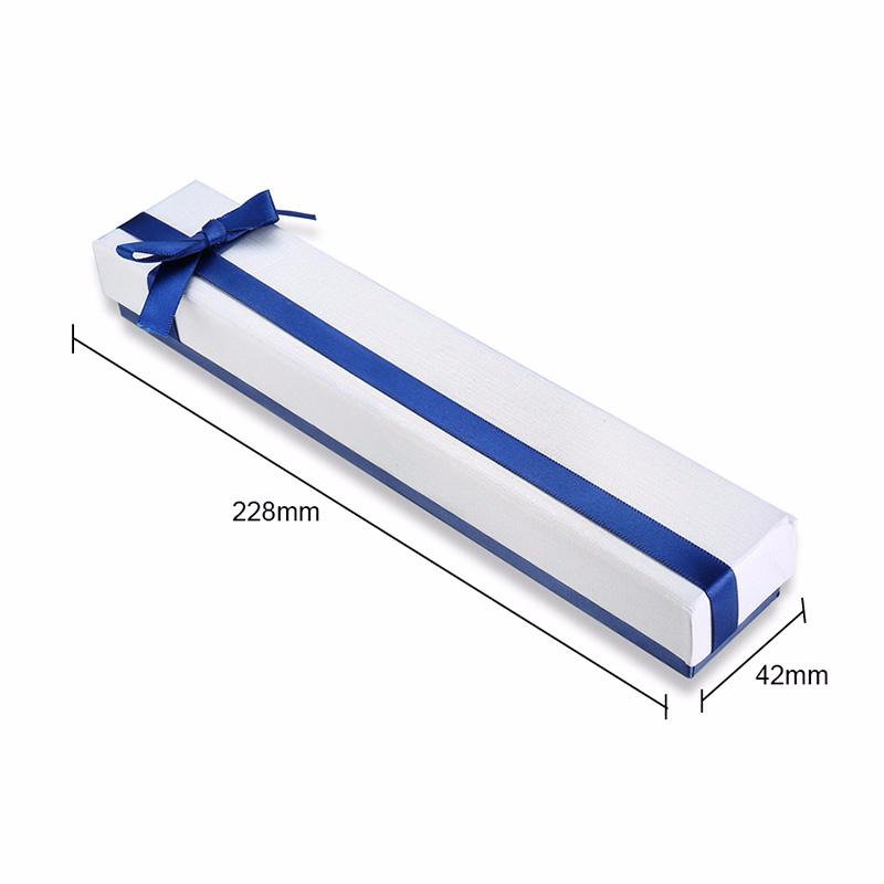 Jewelry Gift Box Rings Necklaces Bracelets Carrying Cases Blue Butterfly Elegant Box