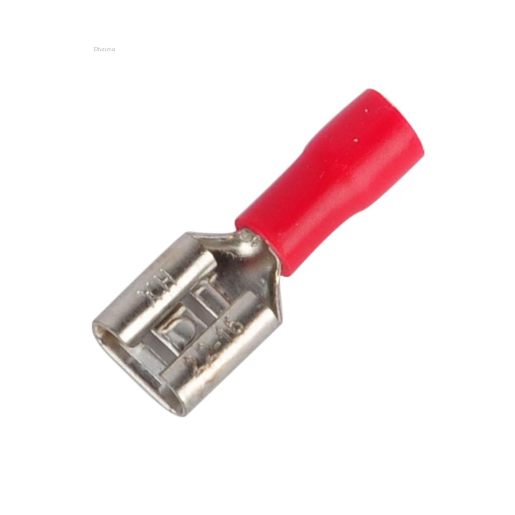 20Pcs Red 16-22 AWG Insulated Female Spade Wire Cable Crimp Terminal Connector