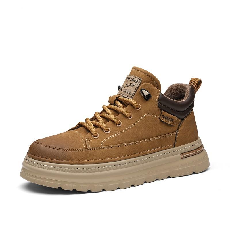 Shoes new winter casual outdoor British style retro short boots heightened thick-soled high-top Martin boots