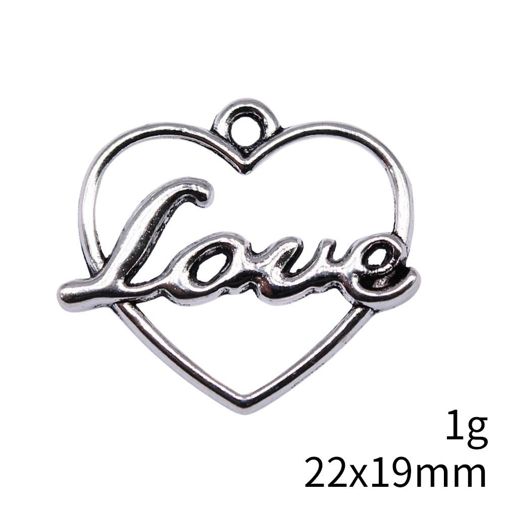 Valentine's Day Charm Phone Love Heart Tags Best Friends Charms Pendant Art Supplies Craft Pendants