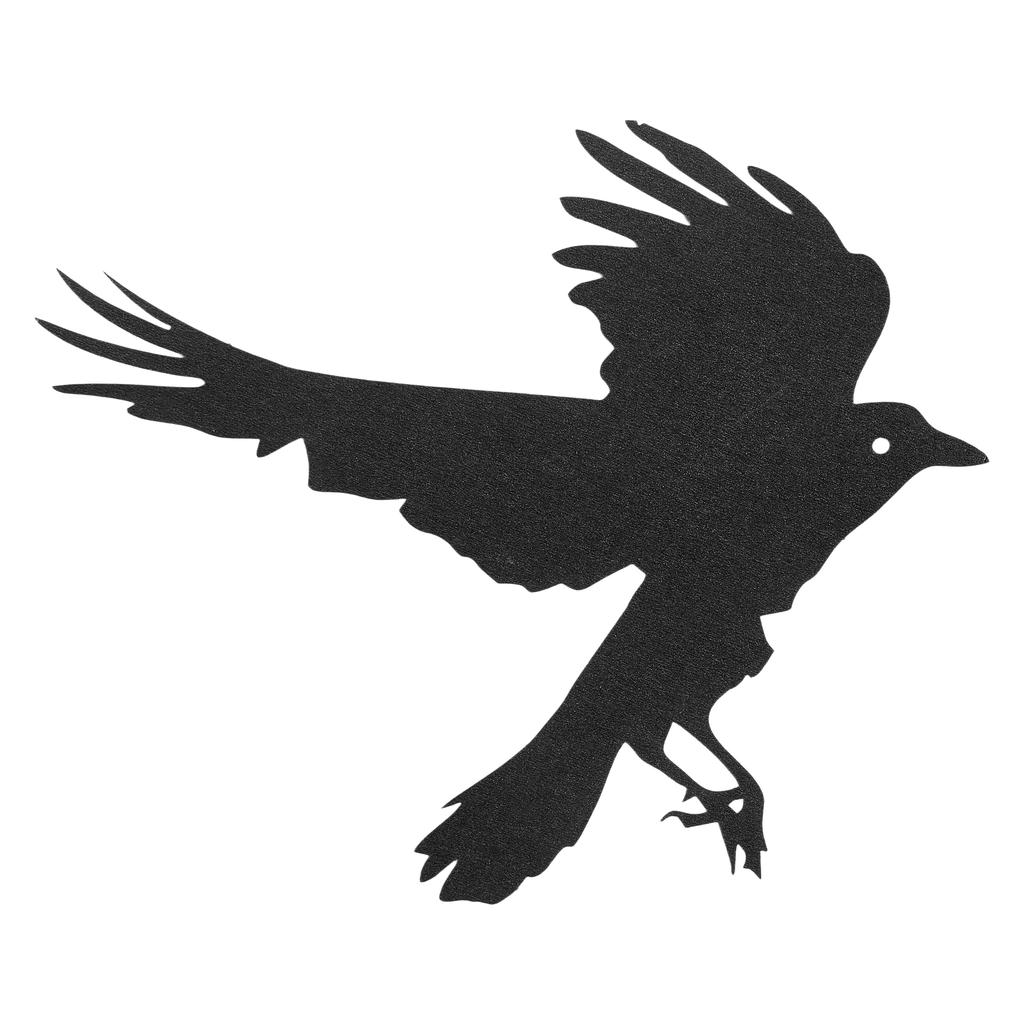 Halloween Raven Decorations 10 Pcs Set 3D Hanging Black Birds Ornaments for Spooky Party Decor Haunted House Theme