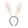Handmade Plush Rabbit Ear Headband Cosplay Anime Convention Party Lolita Accessory Unisex Hair Band
