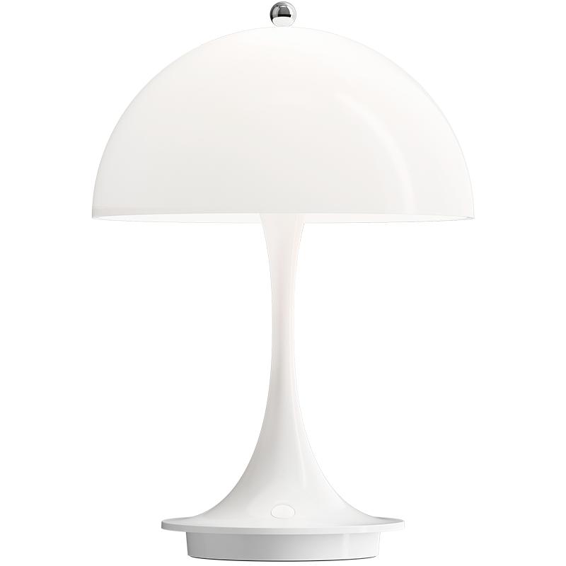 Lampă de masă mică, nordică, retro, de lux daneză, lampă de noptieră pentru dormitor, reîncărcabilă, decorare pentru studiu, lampă de atmosferă pentru sufragerie Mushr