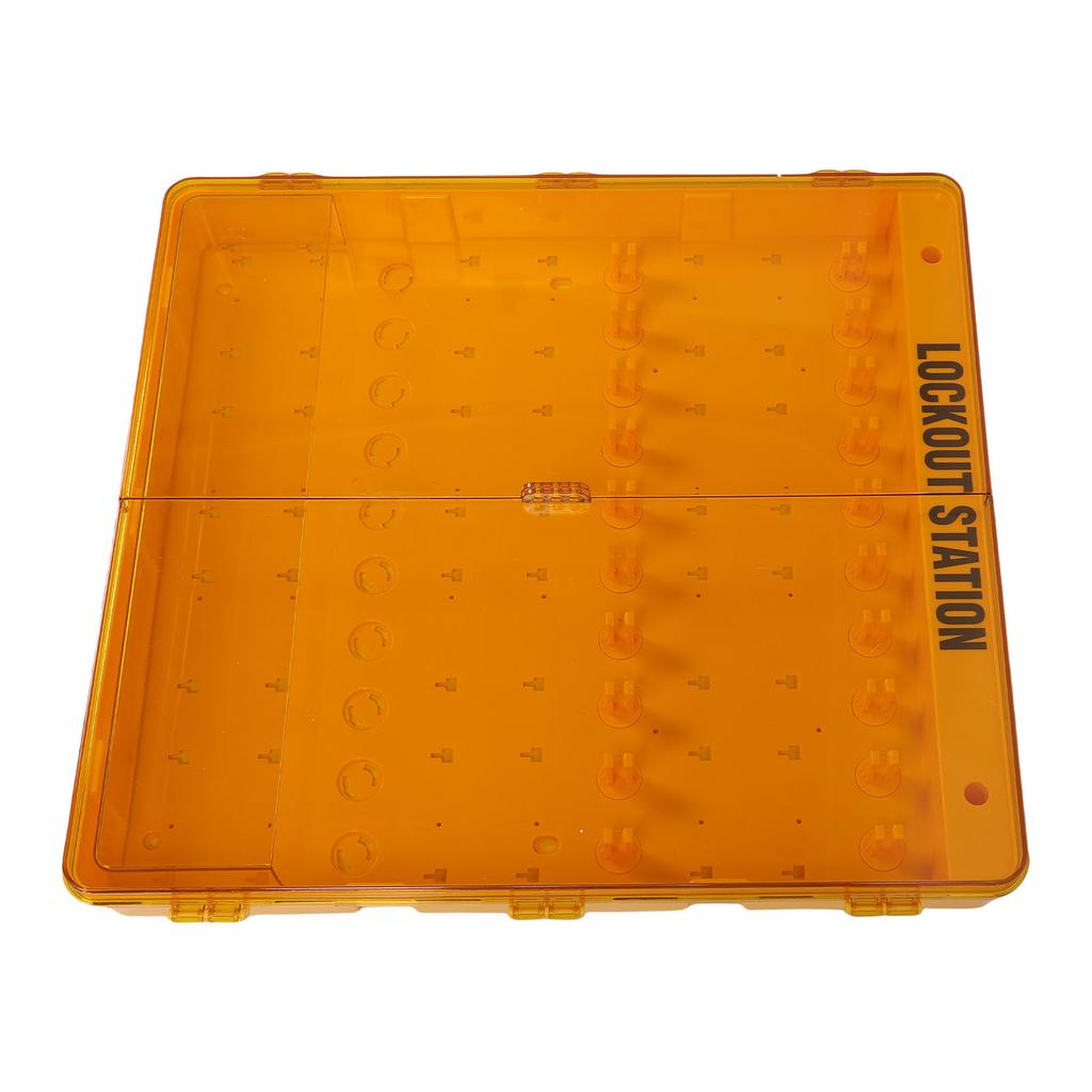 Lockout Tagout Station PC Transparent Cover Dust Proof Multifunctional Wall Mount Lock Out Tag Out