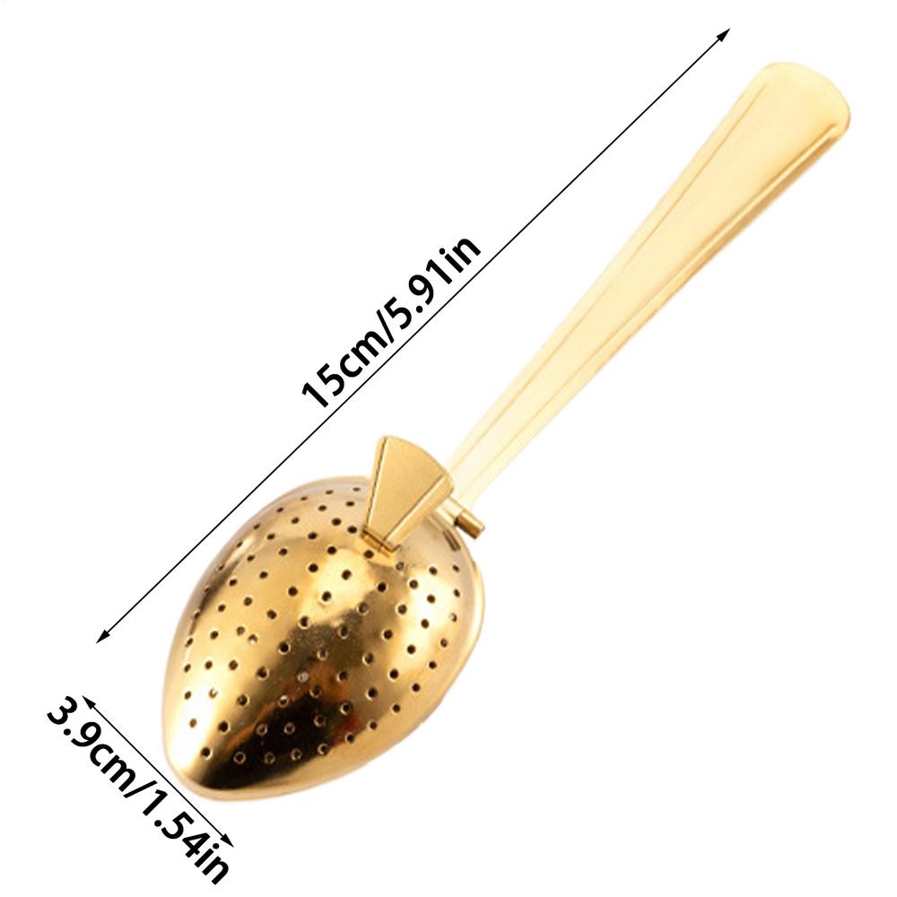 Tea Infuser Spoon Stainless Steel Tea Diffuser Egg Clip Tea Infuser Loose Tea Brewer for Filtering Tea Leaves and Coffee