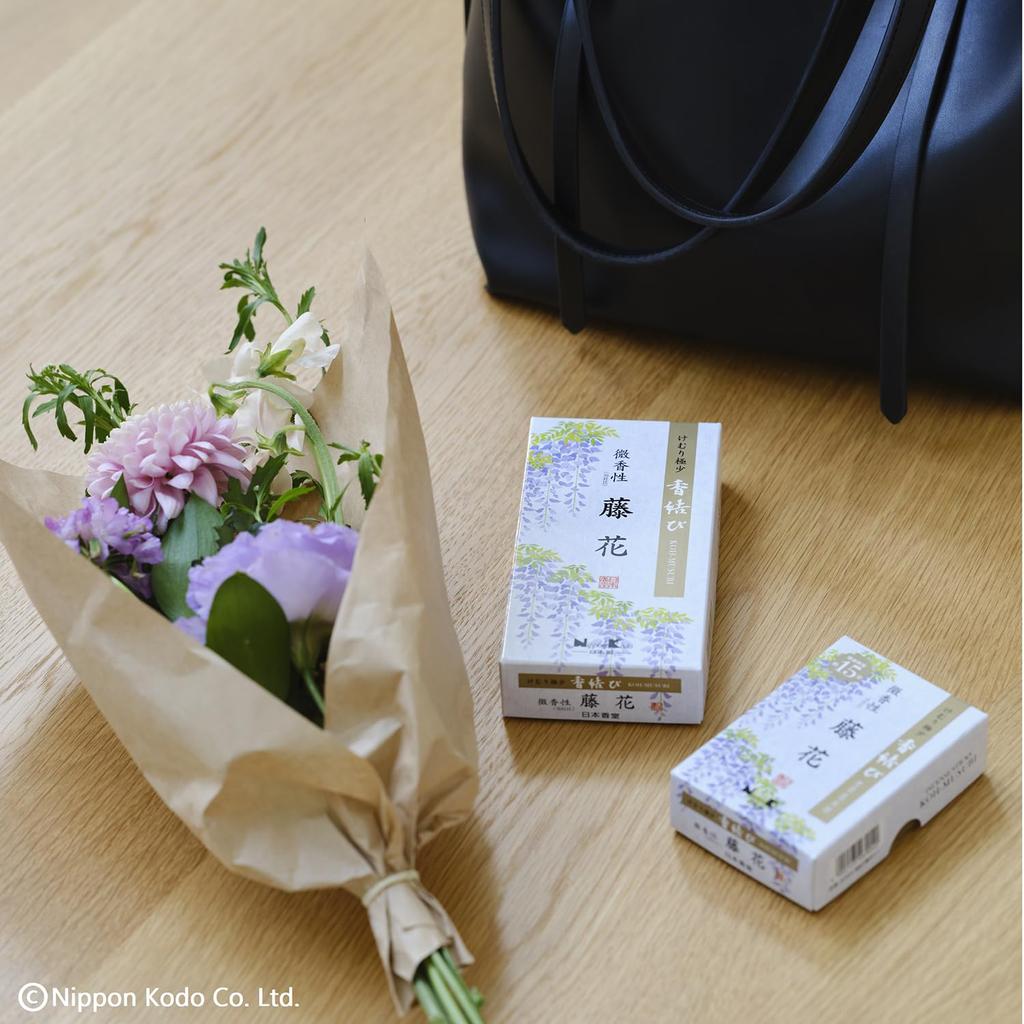 Räucherknoten leicht duftende Glyzinienblüte große Rose Packung 220g